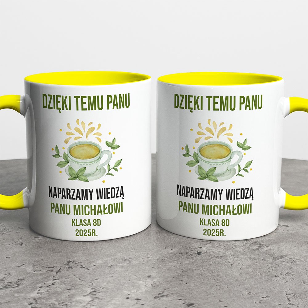 Kubek Prezent Dla Nauczyciela Naparzamy Wiedzą