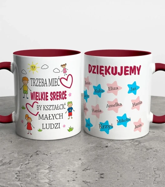Kubek Dla Nauczyciela Wielkie Serce – miniatura 1000 × 1134