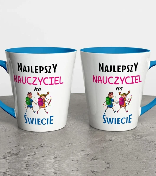 Kubek Latte Najlepszy Nauczyciel Na Świecie – miniatura 1000 × 1134