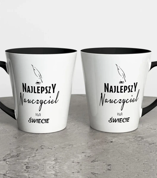 Kubek Latte Najlepszy Nauczyciel Na Świecie (id: 11777) – miniatura 1000 × 1134