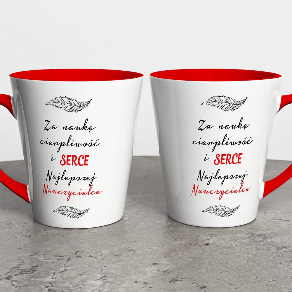Kubek Latte Prezent Dla Nauczyciela Za Nauke