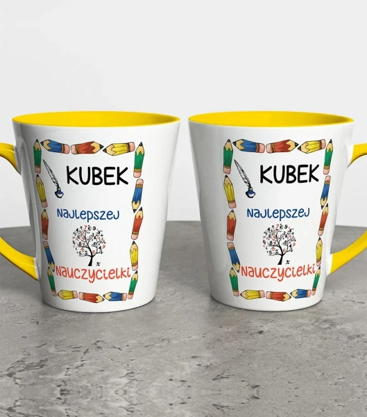 Kubek Latte Prezent Dla Najlepszej Nauczycielki – miniatura 1000 × 1134