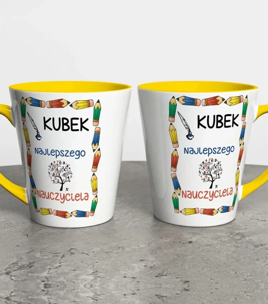 Kubek Latte Prezent Dla Najlepszego Nauczyciela – miniatura 1000 × 1134