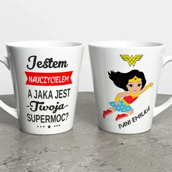 Kubek Latte Jestem Nauczycielem