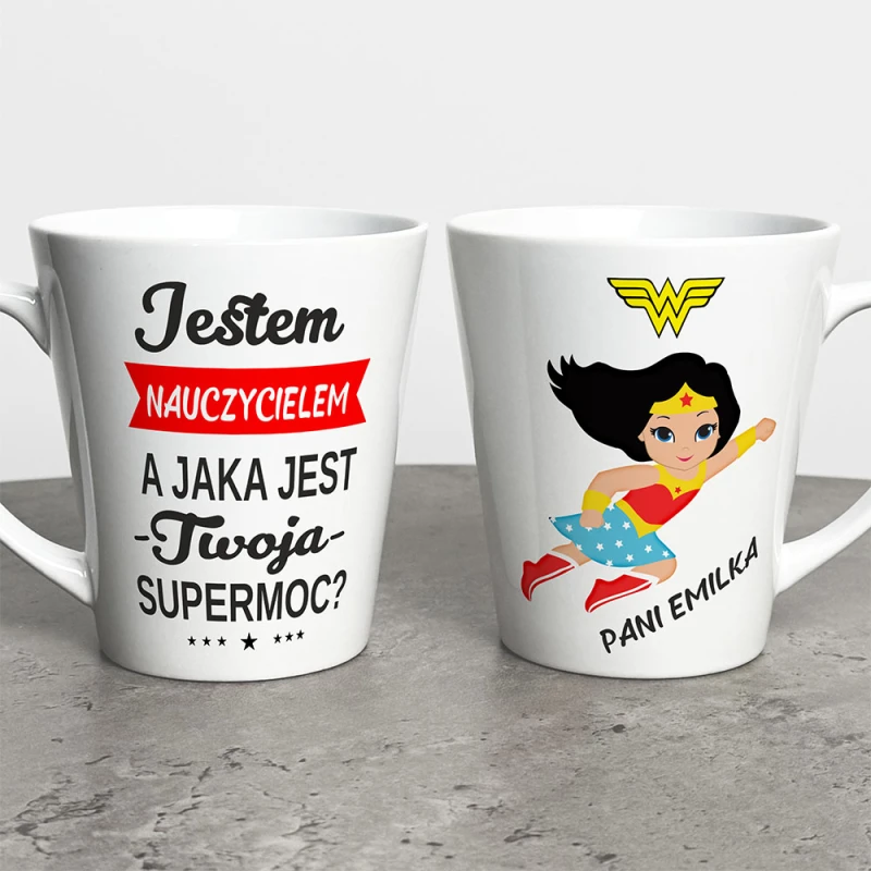 Kubek Latte Jestem Nauczycielem