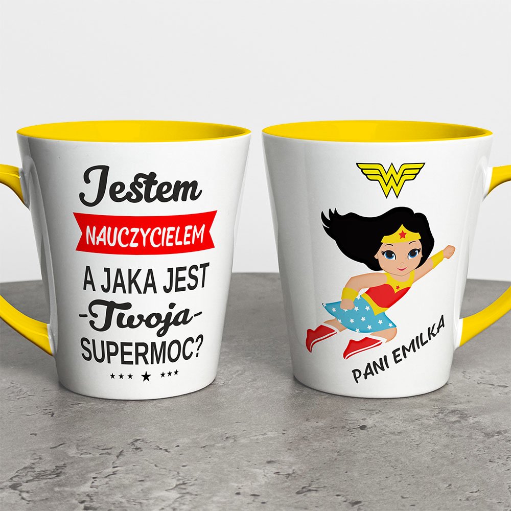 Kubek Latte Jestem Nauczycielem