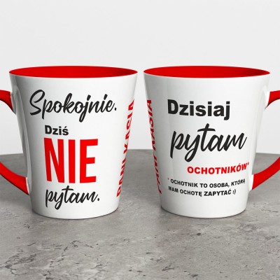 Kubek Latte Dla Nauczyciela Dziś Nie Pytam