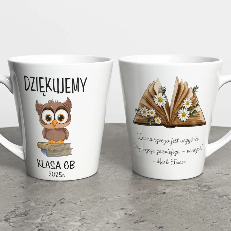 Kubek Latte Prezent Dla Nauczyciela Dziękujemy