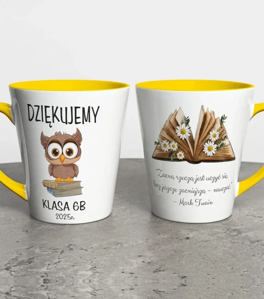 Kubek Latte Prezent Dla Nauczyciela Dziękujemy – miniatura 1000 × 1134