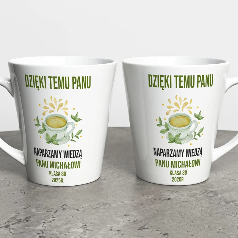 Kubek Latte Prezent Dla Nauczyciela Naparzamy Wiedzą