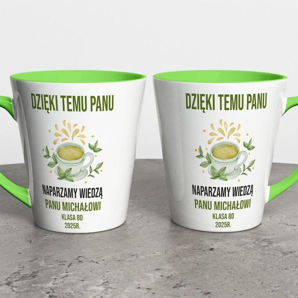 Kubek Latte Prezent Dla Nauczyciela Naparzamy Wiedzą