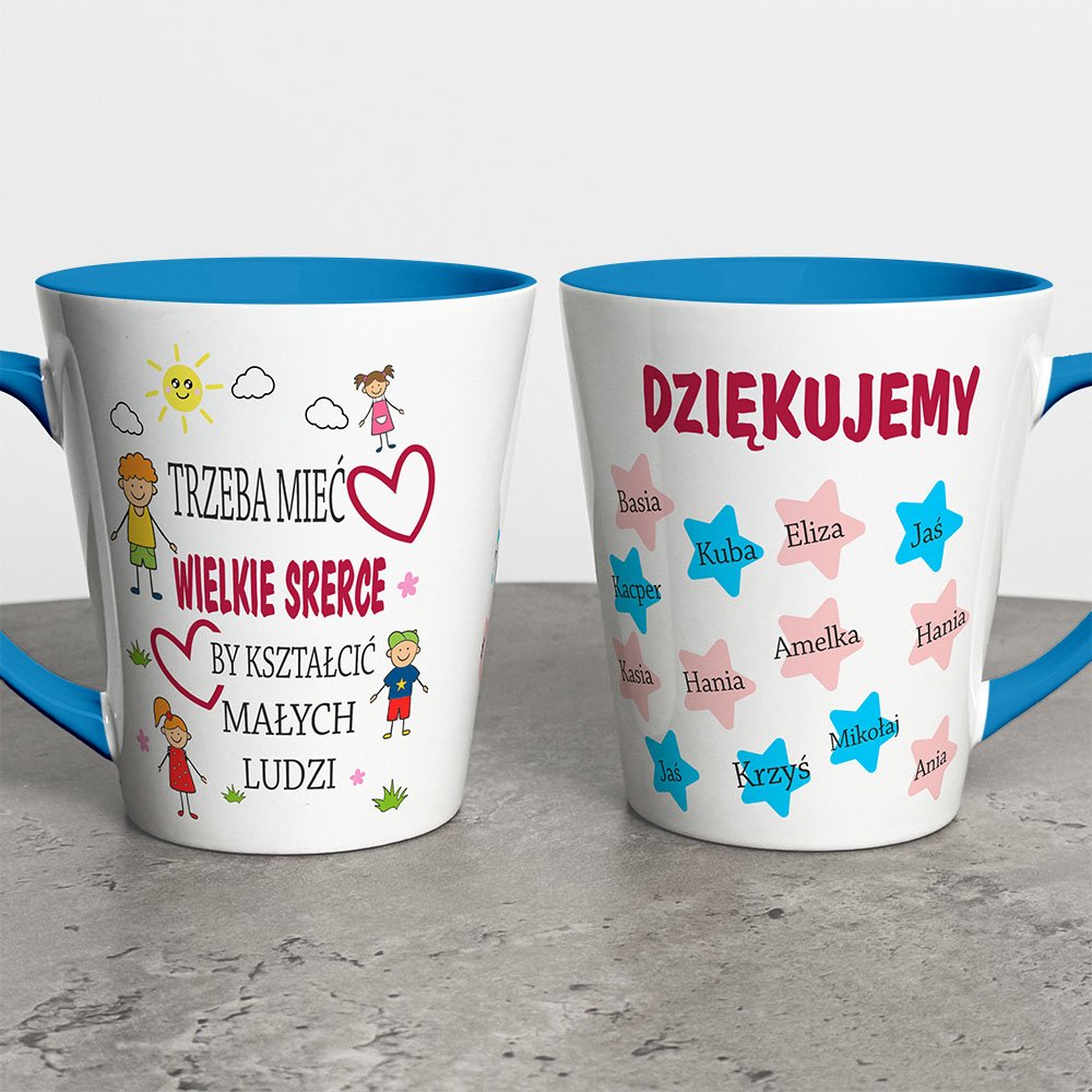 Kubek Latte Dla Nauczyciela Wielkie Serce