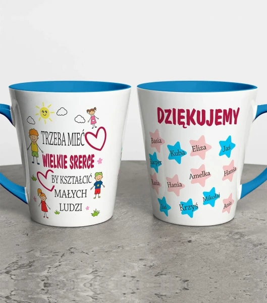 Kubek Latte Dla Nauczyciela Wielkie Serce – miniatura 1000 × 1134
