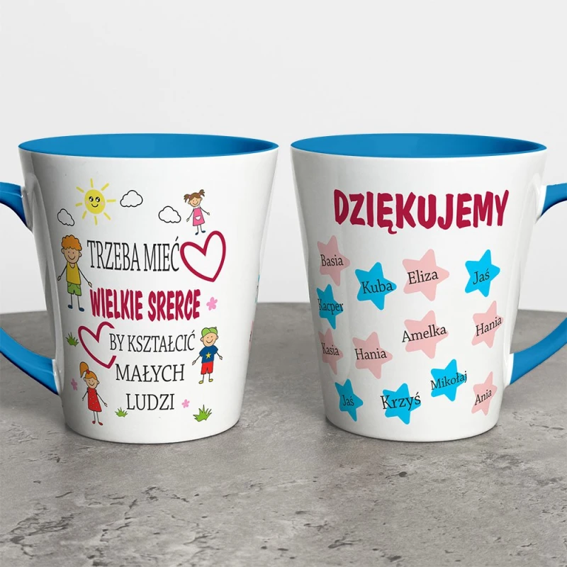 Kubek Latte Dla Nauczyciela Wielkie Serce