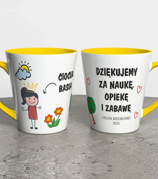 Kubek Latte Dla Nauczyciela Dziękujemy Za Naukę – miniatura 1000 × 1134