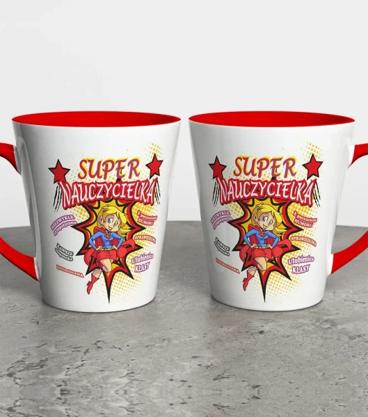 Kubek Latte Super Nauczycielka – miniatura 1000 × 1134