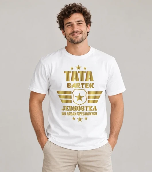 Koszulka Dla Taty Jednostka Do Zadań Specjalnych – miniatura 1000 × 1134