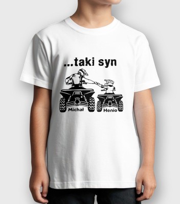 Koszulka Dziecięca Jaki Ojciec Taki Syn