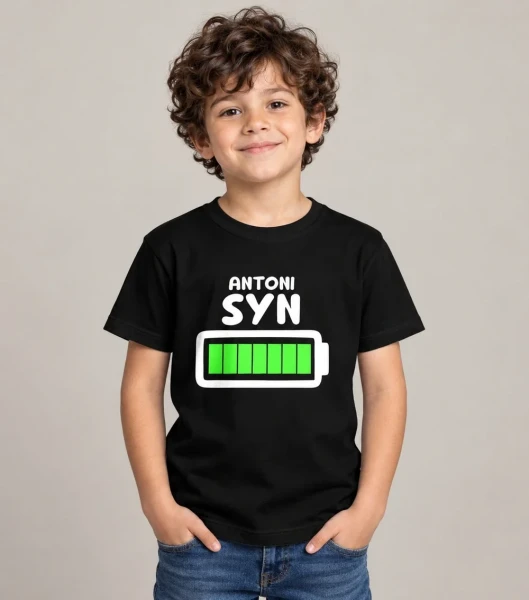 Koszulka Dziecięca Syn Z Imieniem – miniatura 1000 × 1134