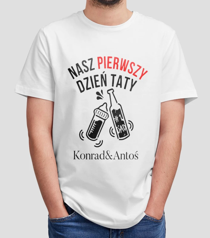 Koszulka Nasz Pierwszy Dzień Taty