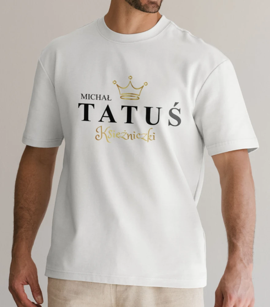 Koszulka Tatuś Księżniczki z Imieniem