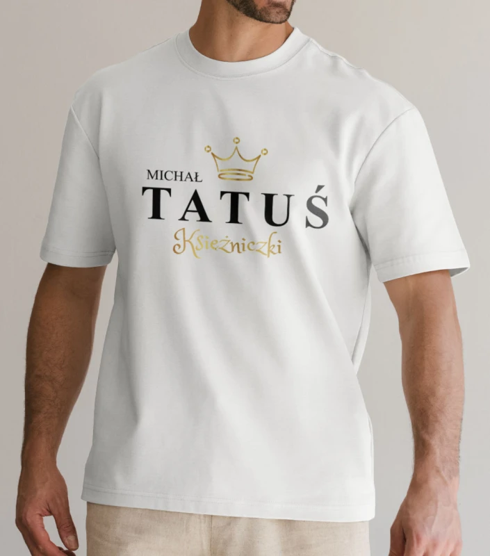 Koszulka Tatuś Księżniczki z Imieniem