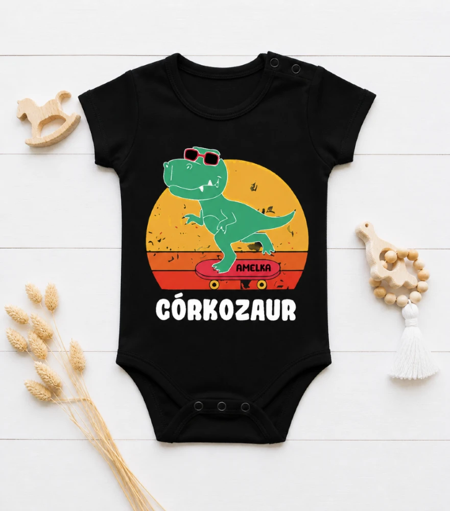 Body Dziecięce Synozaur/Córkozaur Z Imieniem