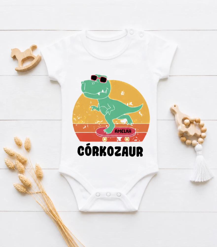 Body Dziecięce Synozaur/Córkozaur Z Imieniem