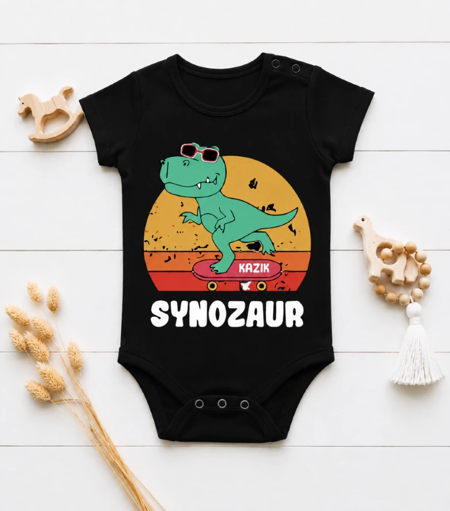 Body Dziecięce Synozaur/Córkozaur Z Imieniem