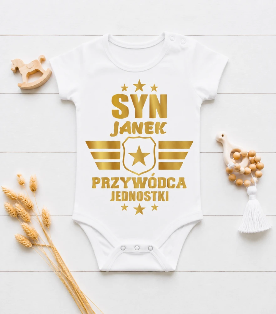 Body Dziecięce Przywódca Jednostki Z Imieniem