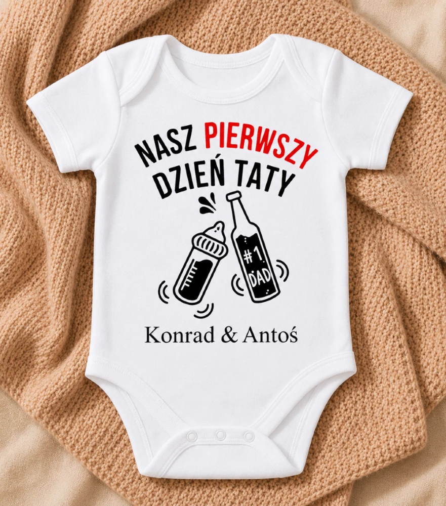 Body Dziecięce Nasz Pierwszy Dzień Taty