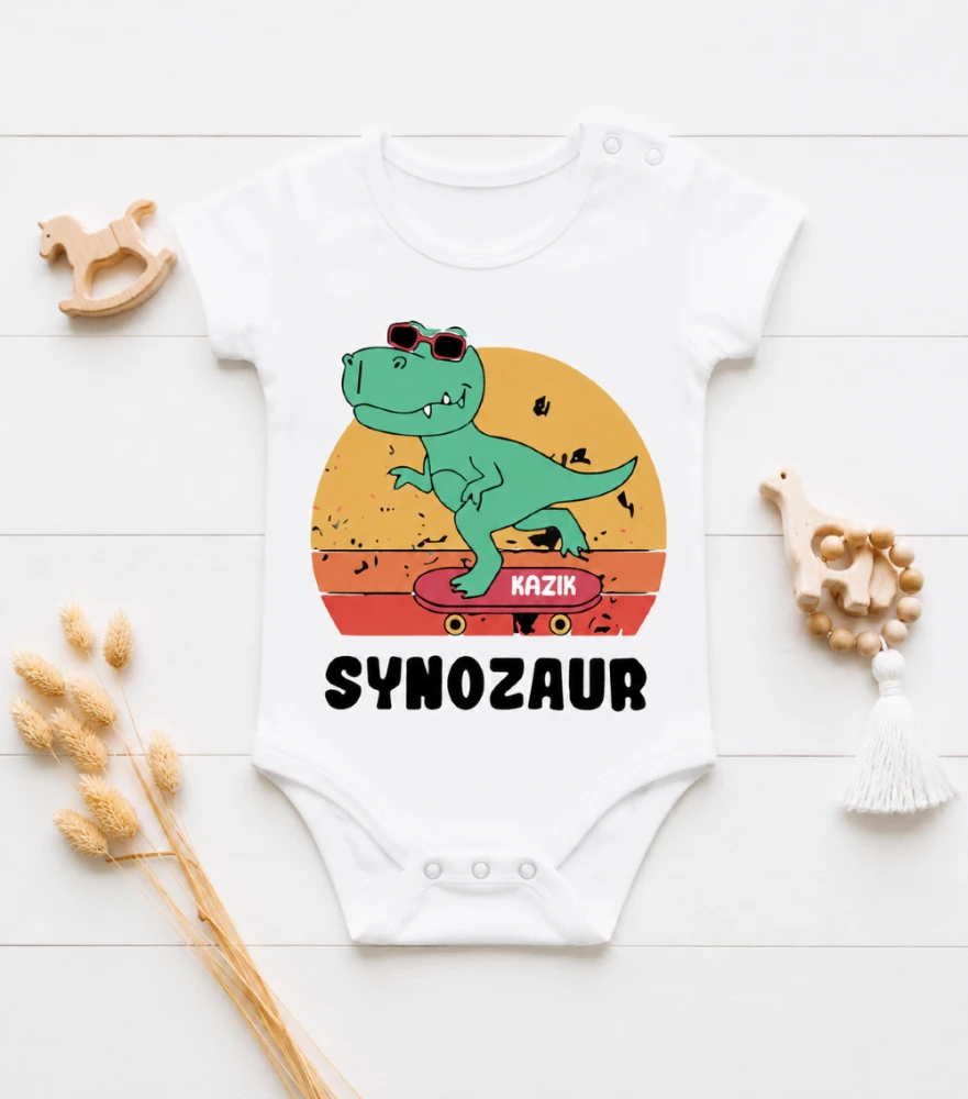 Body Dziecięce Synozaur/Córkozaur Z Imieniem