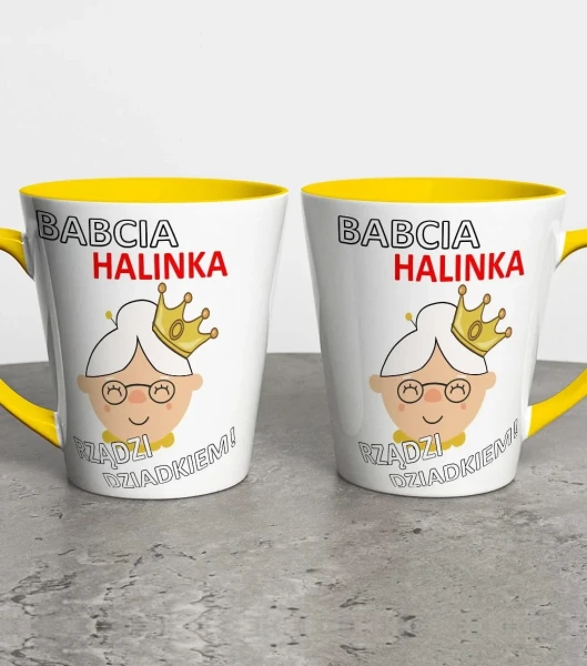 Kubek Latte Dla Babci Z Imieniem – miniatura 1000 × 1134
