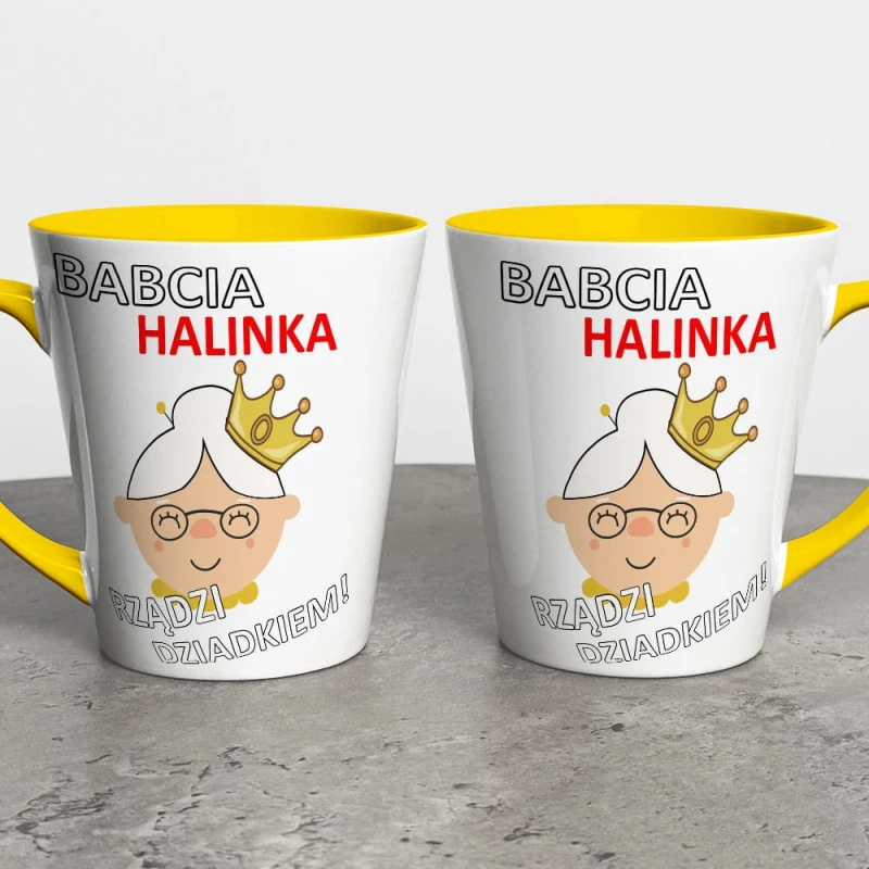 Kubek Latte Dla Babci Z Imieniem