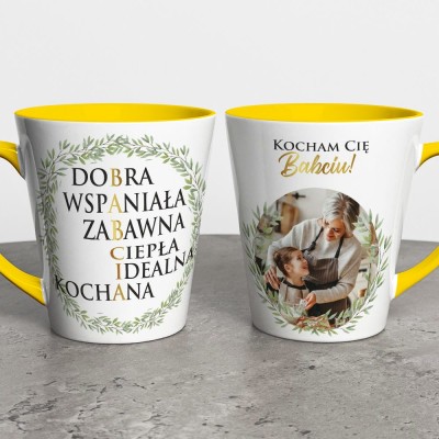 Kubek Latte Dla Babci Ze Zdjęciem