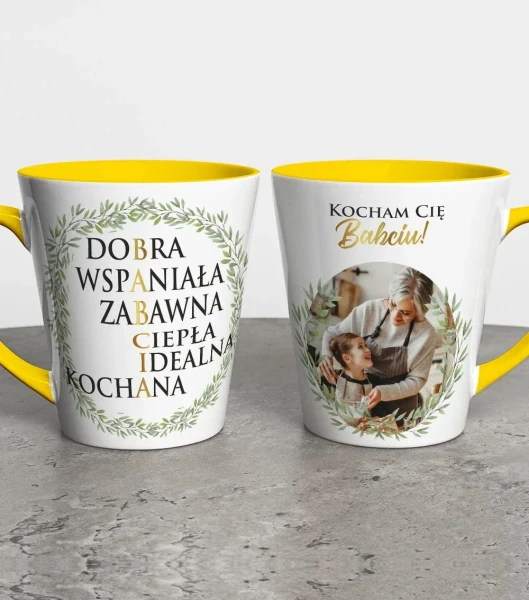Kubek Latte Dla Babci Ze Zdjęciem – miniatura 1000 × 1134