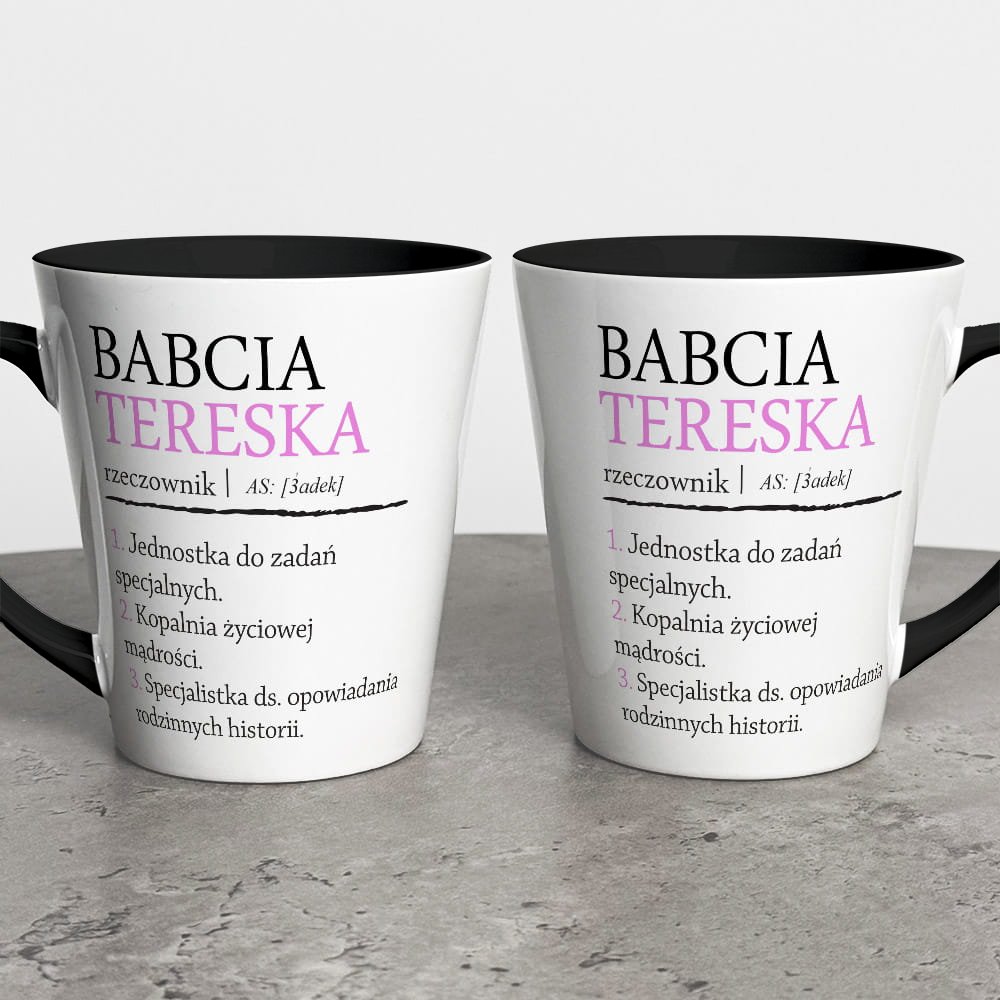Kubek Latte Dla Babci Z Imieniem
