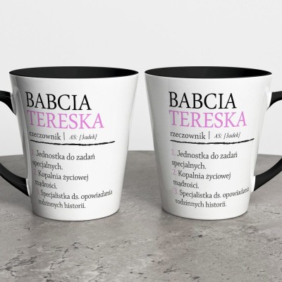 Kubek Latte Dla Babci Z Imieniem