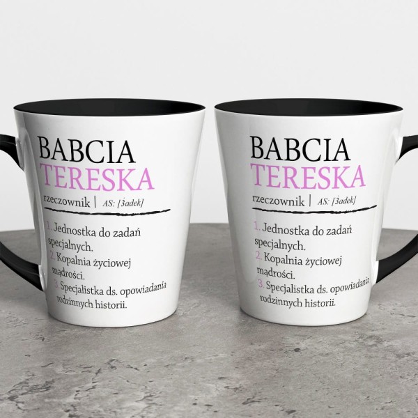 Kubek Latte Dla Babci Z Imieniem