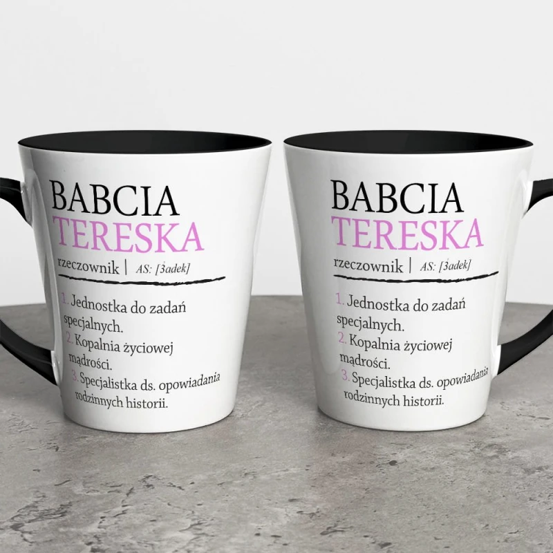 Kubek Latte Dla Babci Z Imieniem