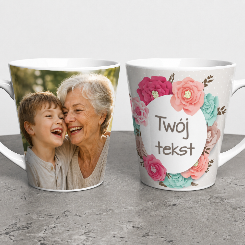 Kubek Latte Dla Babci Ze Zdjęciem