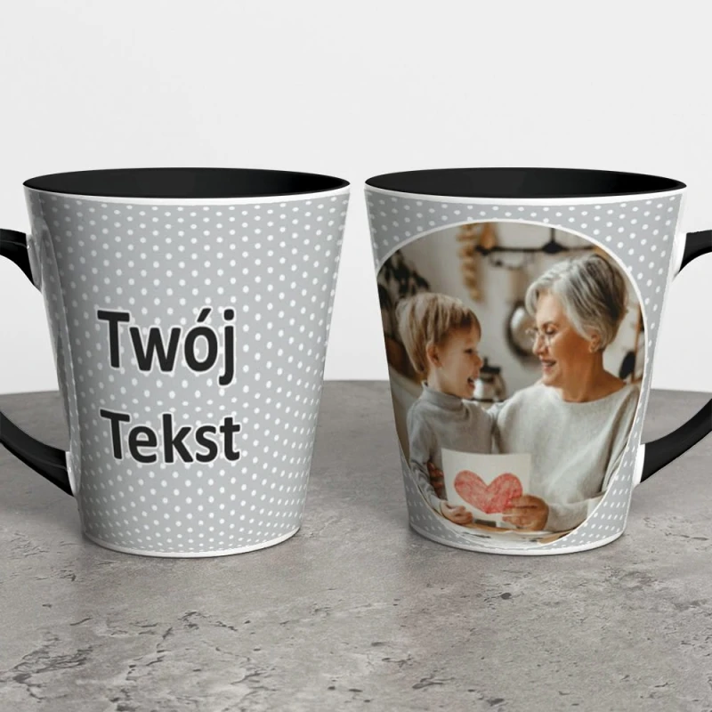 Kubek Latte Na Dzień Babci Ze Zdjęciem