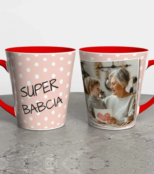 Kubek Latte Na Dzień Babci Ze Zdjęciem – miniatura 1000 × 1134