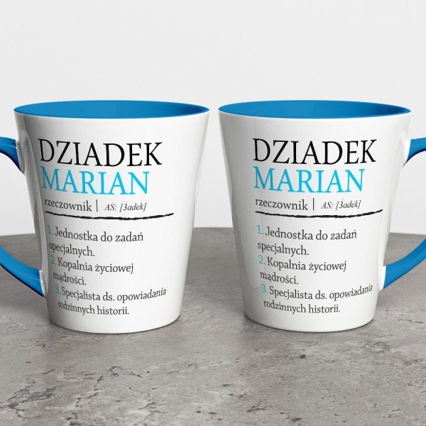Kubek Latte Dla Dziadka Z Imieniem