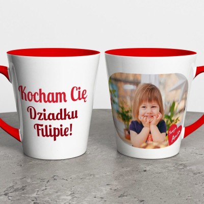 Kubek Latte Dla Dziadka Ze Zdjęciem I Dedykacją