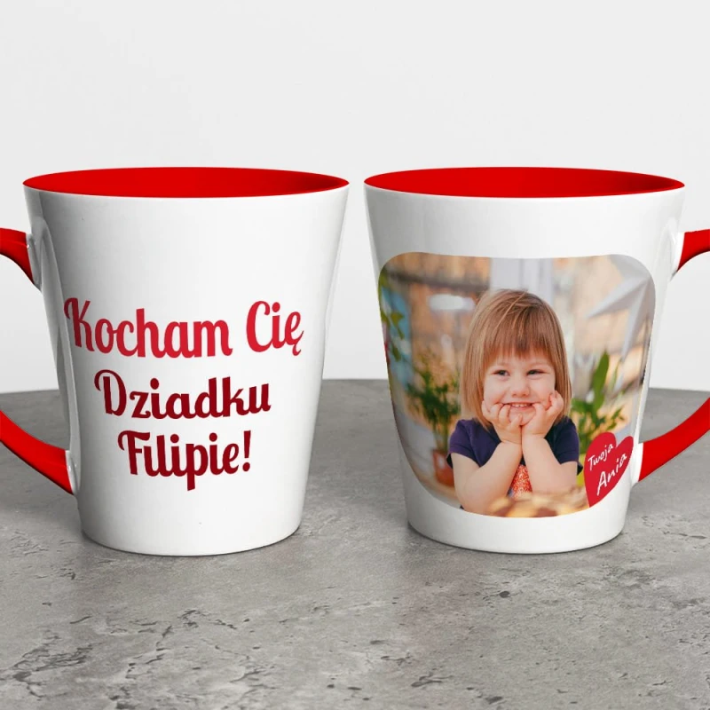 Kubek Latte Dla Dziadka Ze Zdjęciem I Dedykacją