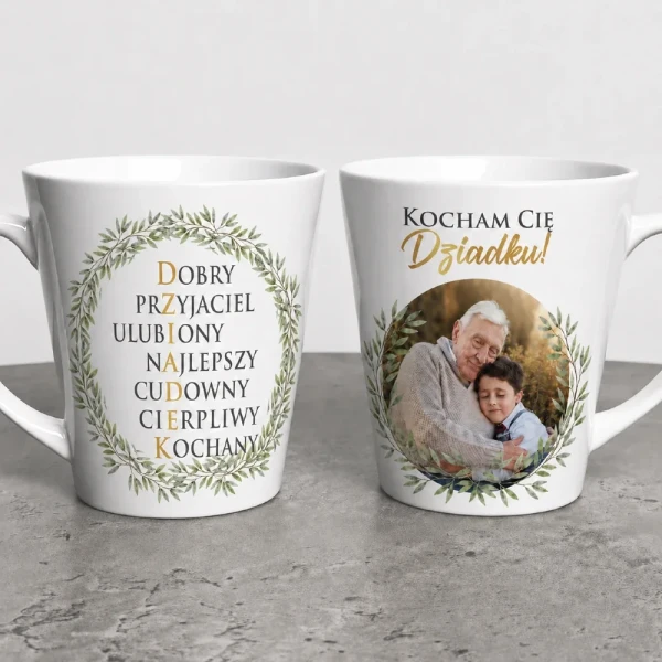 Kubek Latte Dla Dziadka Ze Zdjęciem