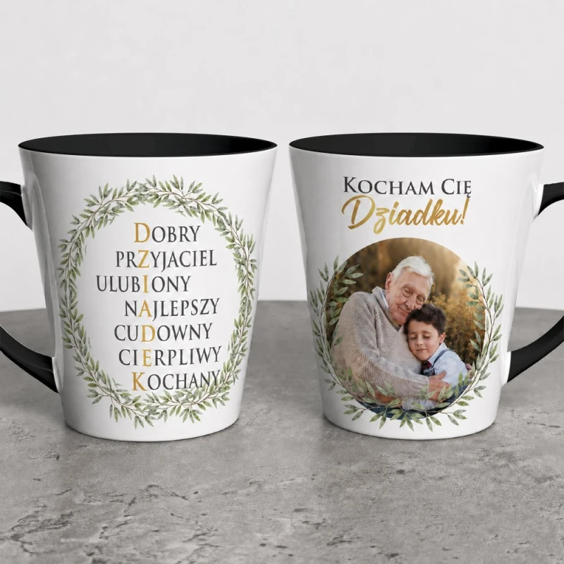 Kubek Latte Dla Dziadka Ze Zdjęciem