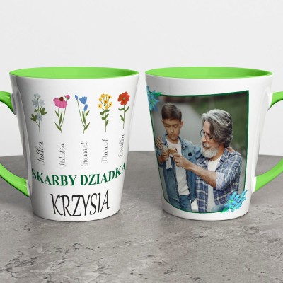 Kubek Latte Dla Dziadka Ze Zdjęciem I Dedykacją