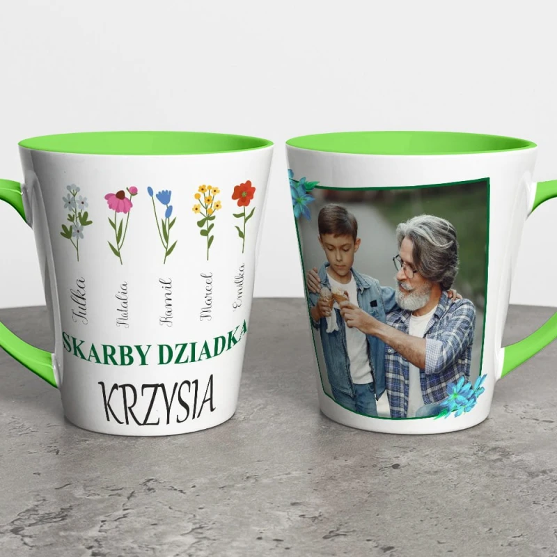 Kubek Latte Dla Dziadka Ze Zdjęciem I Dedykacją